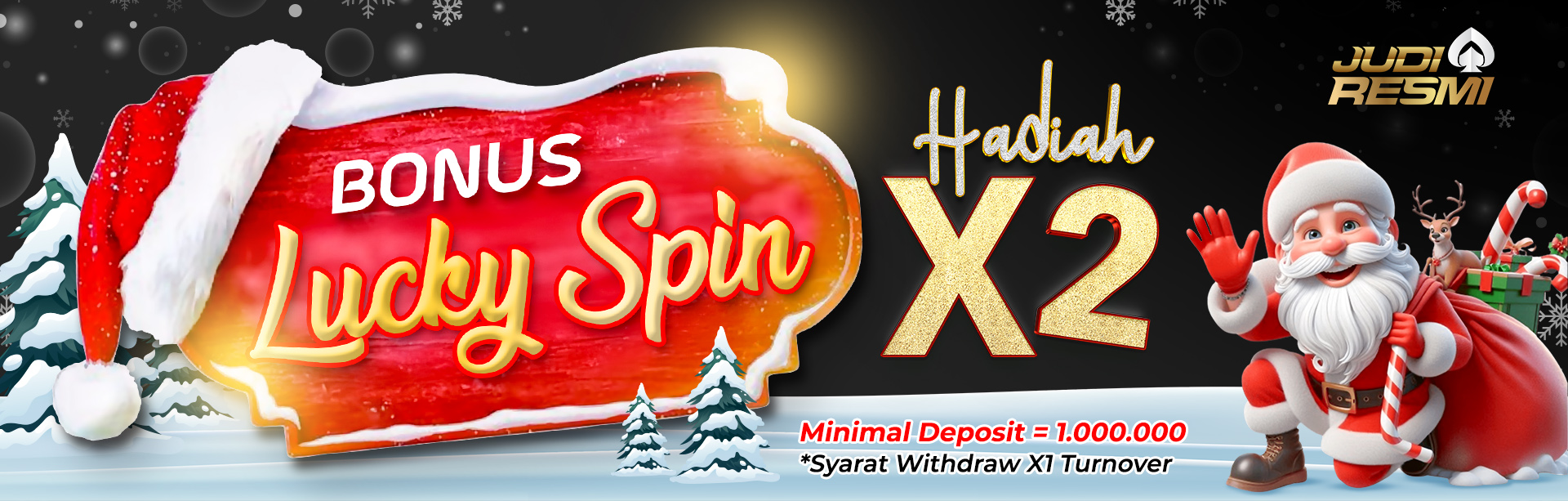 BONUS LUCKY SPIN NATAL 2025