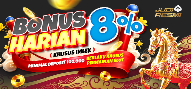 BONUS HARIAN IMLEK 8%